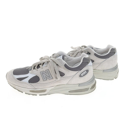 【中古】ニューバランス NEW BALANCE 991LG2 USA製 スニーカー ライトグレー【 9 】【 状態ランクB 】【 メンズ 】
