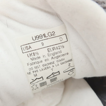 【中古】ニューバランス NEW BALANCE 991LG2 USA製 スニーカー ライトグレー【 9 】【 状態ランクB 】【 メンズ 】