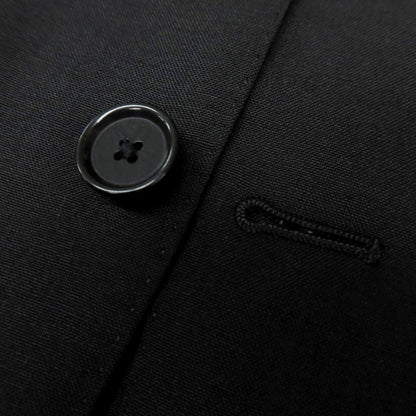 【中古】ユナイテッドアローズ UNITED ARROWS ウールモヘヤ 2つボタンスーツ ブラック【 44 】【 状態ランクD 】【 メンズ 】