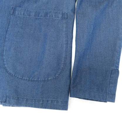 [Used] Giannetto chambray cotton casual jacket, blue [44] [Condition rank B] [Men&