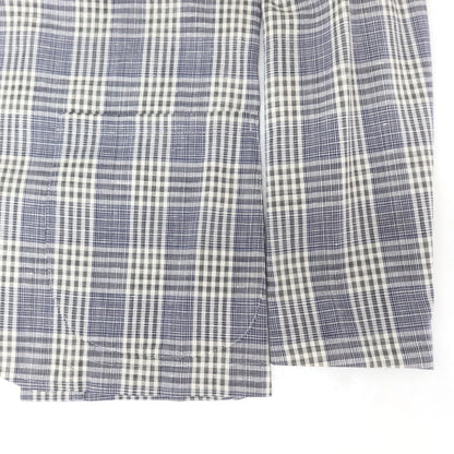 [Used] Giannetto cotton check casual jacket purple navy x white [42] [Condition rank C] [Men&