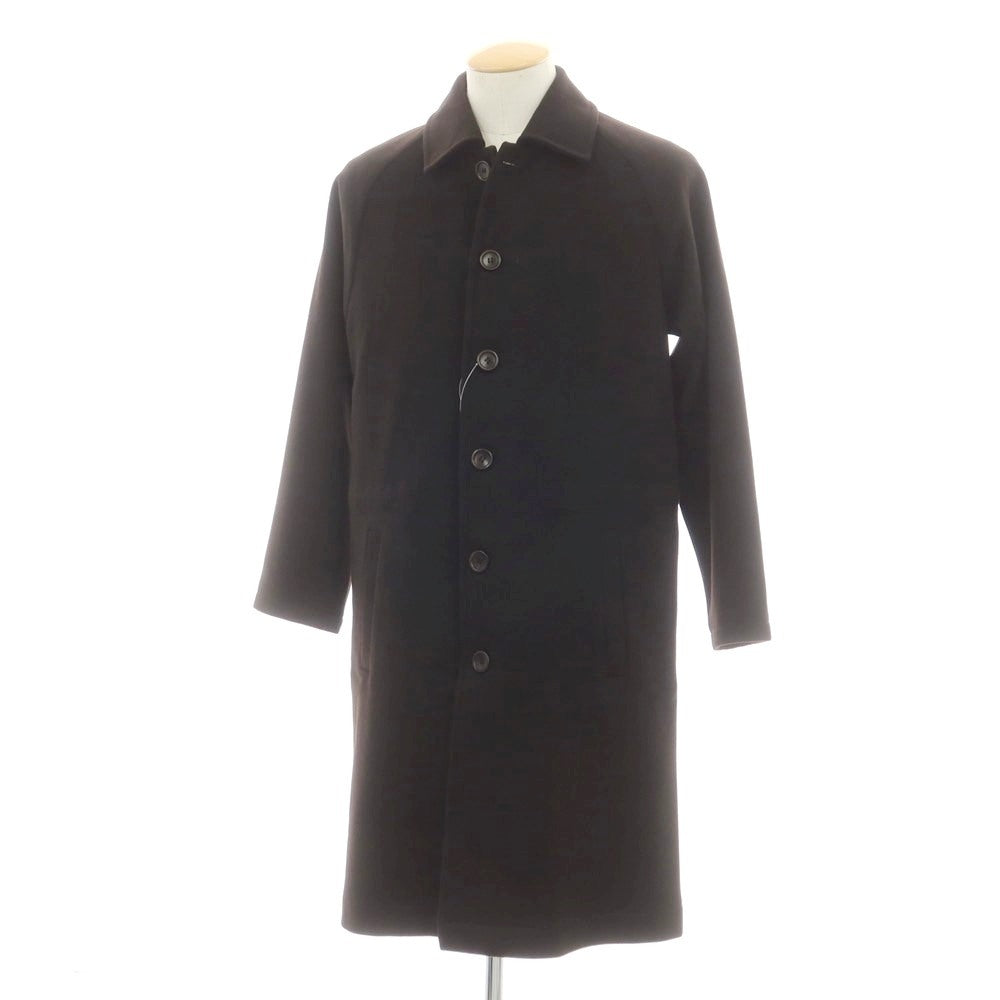 【中古】ルパーデッシュ LE PAR-DESSUS FORD ウール ステンカラーコート ブラックブラウン【 44 】【 状態ランクA 】【 メンズ 】