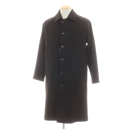 【中古】ルパーデッシュ LE PAR-DESSUS FORD ウール ステンカラーコート ブラックブラウン【 44 】【 状態ランクA 】【 メンズ 】