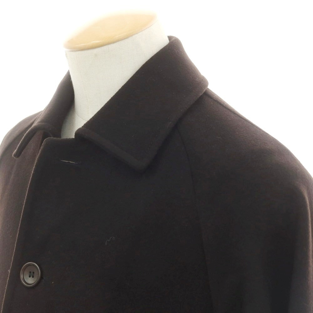 【中古】ルパーデッシュ LE PAR-DESSUS FORD ウール ステンカラーコート ブラックブラウン【サイズ44】【 状態ランクA 】【 メンズ 】 [DPD]