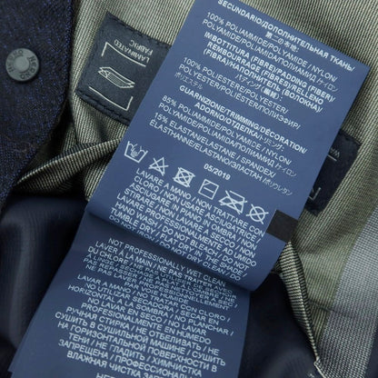 【中古】ヘルノ Herno ウール 中綿入りライナー付き ダブルジップ フーデッドブルゾン ネイビー【 42 】【 状態ランクC 】【 メンズ 】