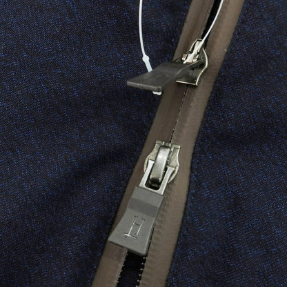 【中古】ヘルノ Herno ウール 中綿入りライナー付き ダブルジップ フーデッドブルゾン ネイビー【 42 】【 状態ランクC 】【 メンズ 】