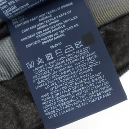 【中古】ヘルノ Herno ポリエステル ダブルジップ ダウンジャケット ダークグレー【 42 】【 状態ランクC 】【 メンズ 】