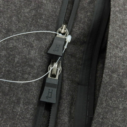 【中古】ヘルノ Herno ポリエステル ダブルジップ ダウンジャケット ダークグレー【 42 】【 状態ランクC 】【 メンズ 】
