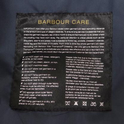 [Used] Barbour SL SPEY Waxed Cotton Field Jacket Navy [34] [Condition Rank B] [Men&