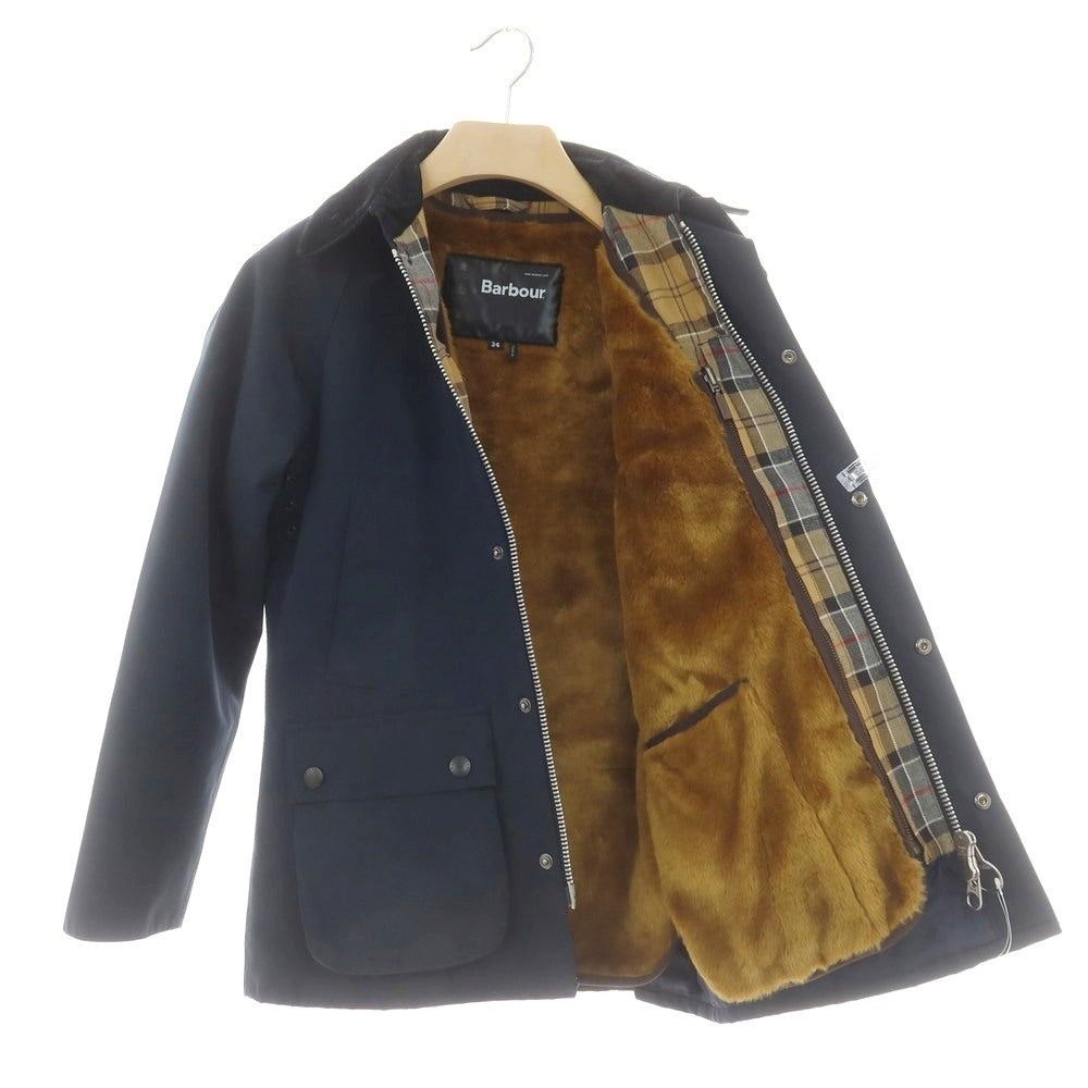 【中古】バブアー Barbour SL BEDALE ファーライナーベスト付き フィールドジャケット ネイビー【 34 】【 状態ランクB 】【 メンズ 】
