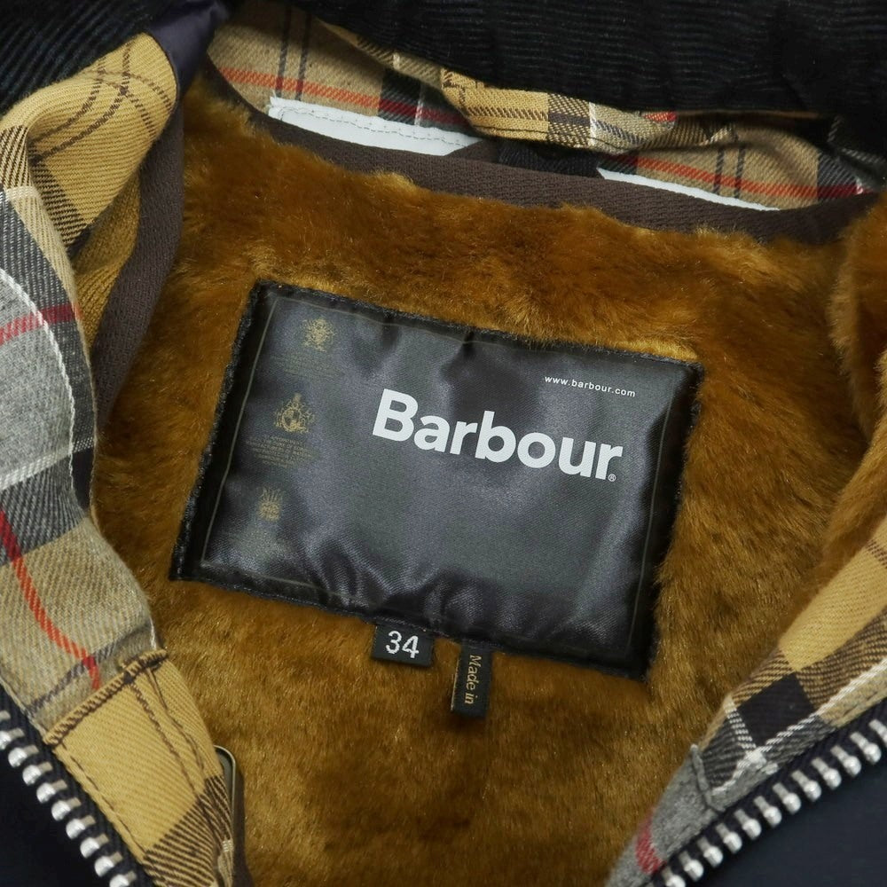 【中古】バブアー Barbour SL BEDALE ファーライナーベスト付き フィールドジャケット ネイビー【 34 】【 状態ランクB 】【 メンズ 】