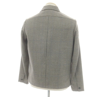 【中古】バレナ BARENA ウール グレンチェック カバーオール グレーxブラウン【 44 】【 状態ランクA 】【 メンズ 】