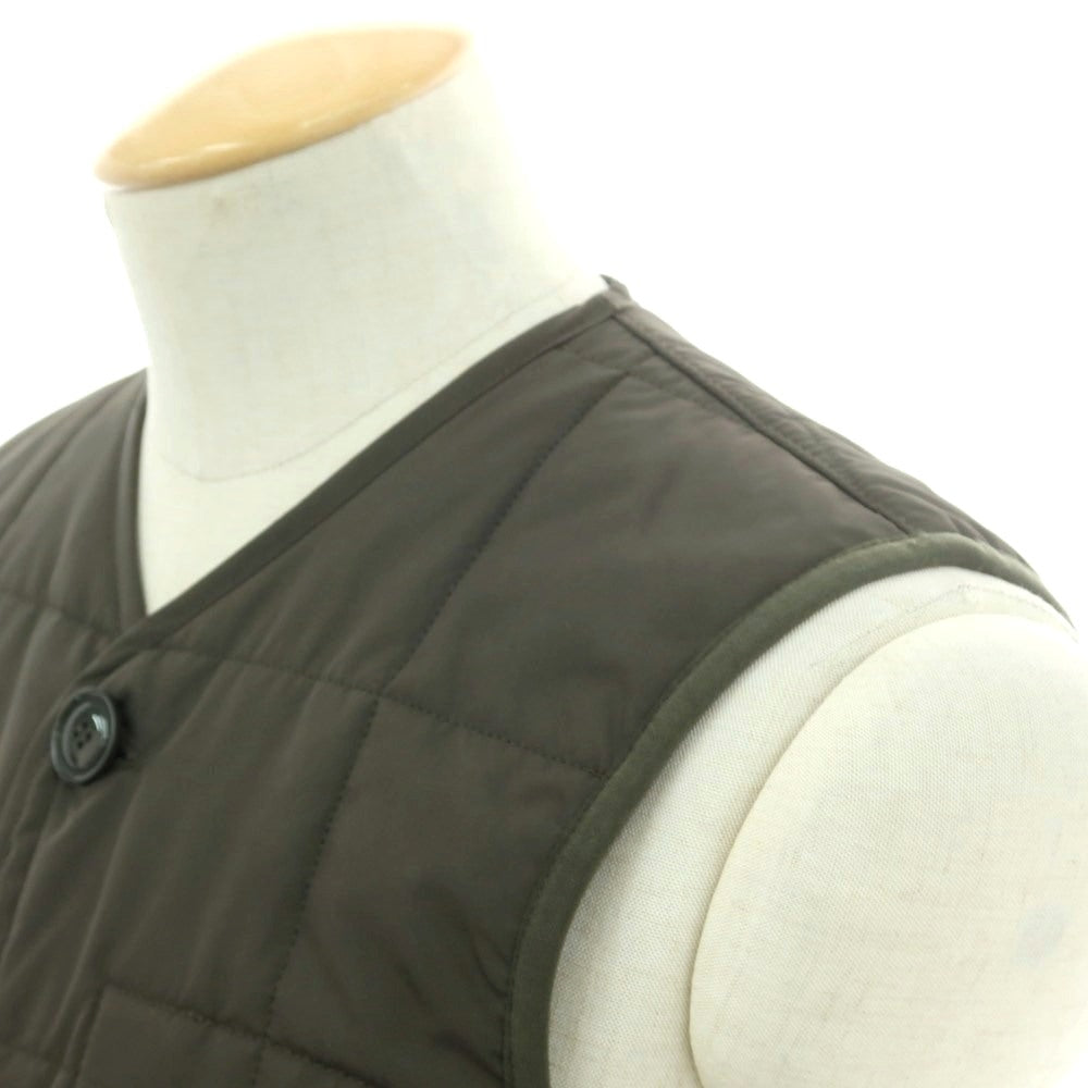 【中古】アスペジ ASPESI ポリエステル キルティング 中綿ベスト オリーブ【 XS 】【 状態ランクB 】【 メンズ 】