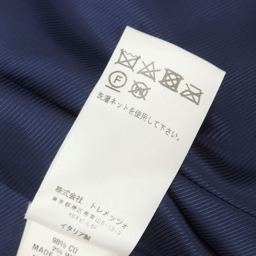 [Used] BEVILACQUA Cotton Wool Gilet Vest Navy [XXS] [Condition Rank B] [Men&