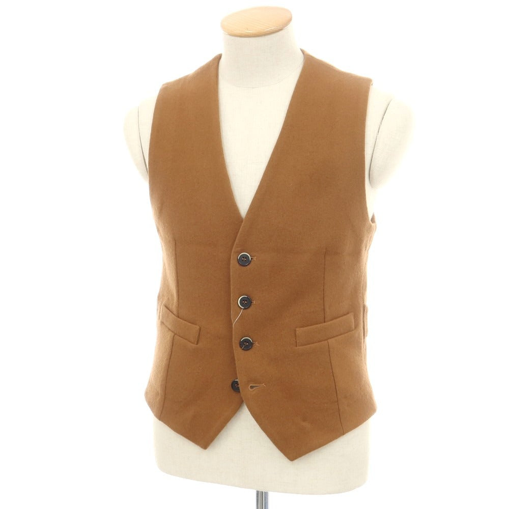 【中古】バレナ BARENA ウールジャージー カジュアル系ジレ ベスト オレンジブラウン【サイズ44】【 状態ランクB 】【 メンズ 】 [DPD]