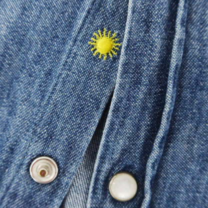 [Used] Giannetto denim western shirt, dark blue [36] [Condition: C] [Men&