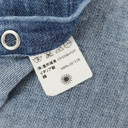 [Used] Giannetto denim western shirt, dark blue [36] [Condition: C] [Men&