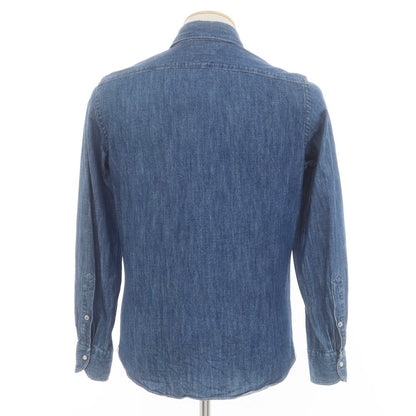 [Used] Giannetto denim western shirt, dark blue [36] [Condition: C] [Men&