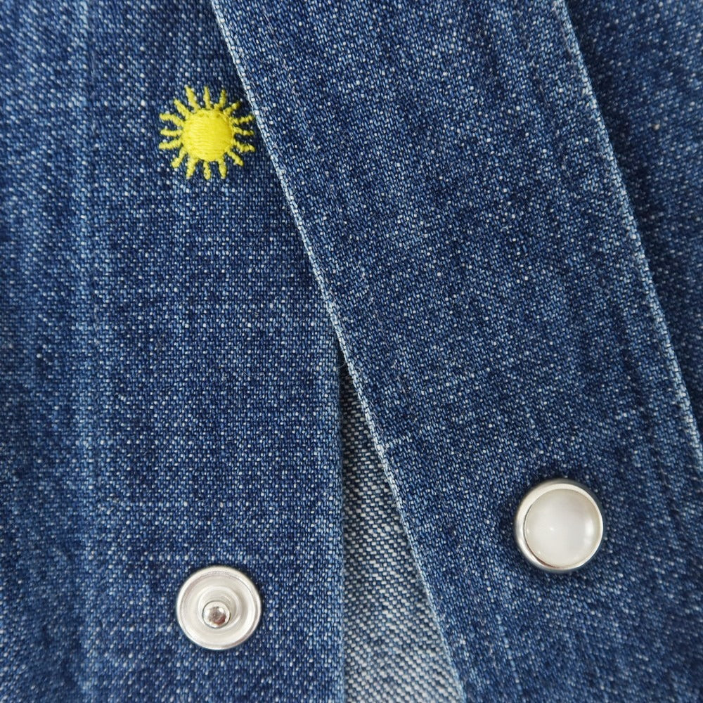[Used] Giannetto denim western shirt, dark blue [36] [Condition: C] [Men&