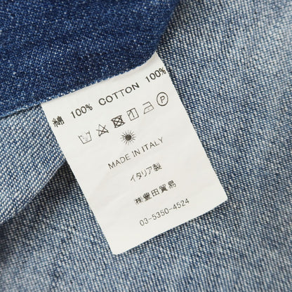 [Used] Giannetto denim western shirt, dark blue [36] [Condition: C] [Men&