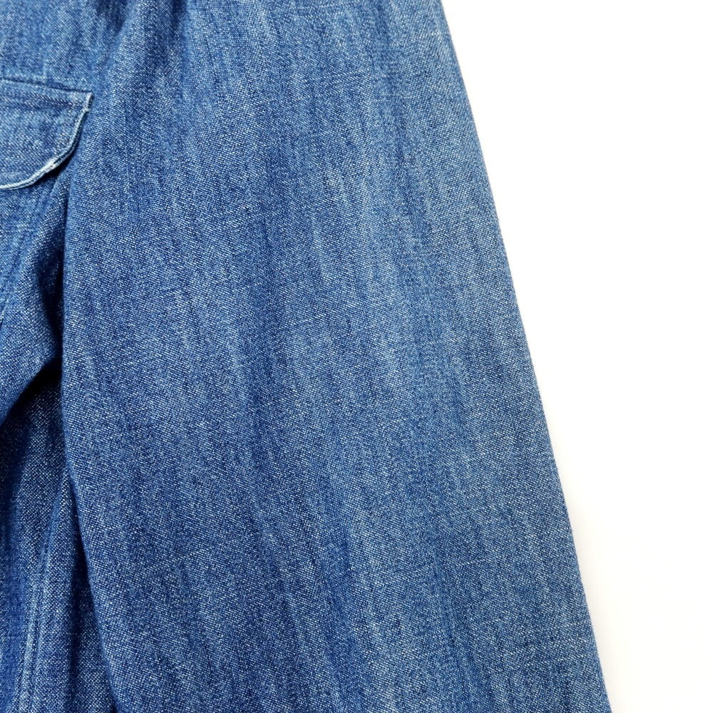 [Used] Giannetto denim western shirt, dark blue [36] [Condition: C] [Men&