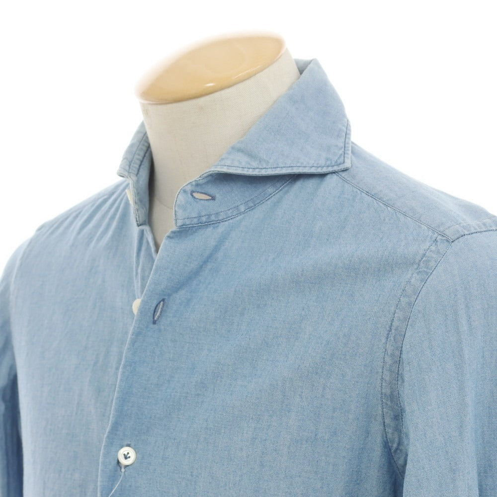 [Used] Giannetto cotton casual shirt, light blue [36] [Condition: C] [Men&