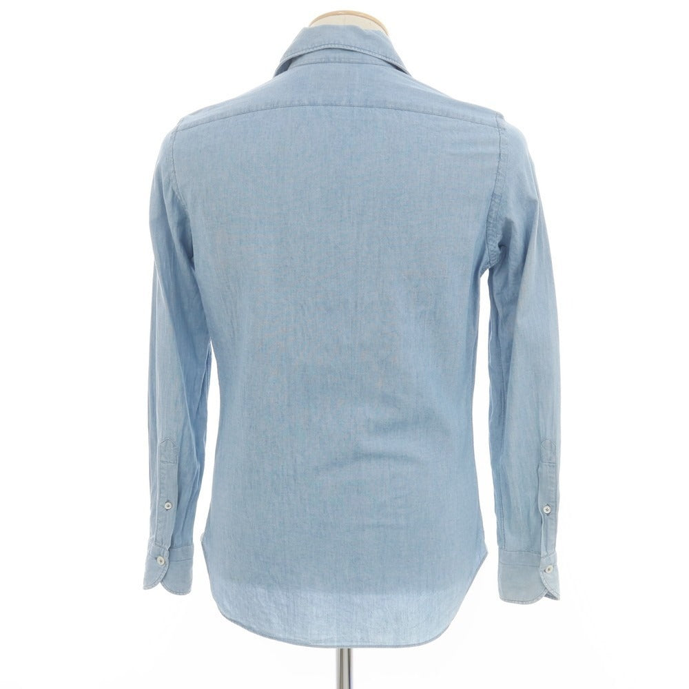 [Used] Giannetto cotton casual shirt, light blue [36] [Condition: C] [Men&
