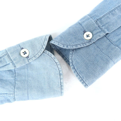 [Used] Giannetto cotton casual shirt, light blue [36] [Condition: C] [Men&