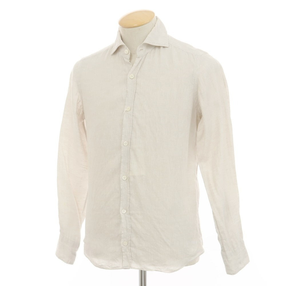 [Used] Giannetto Linen Casual Shirt Sand Beige [36] [Condition Rank C] [Men&