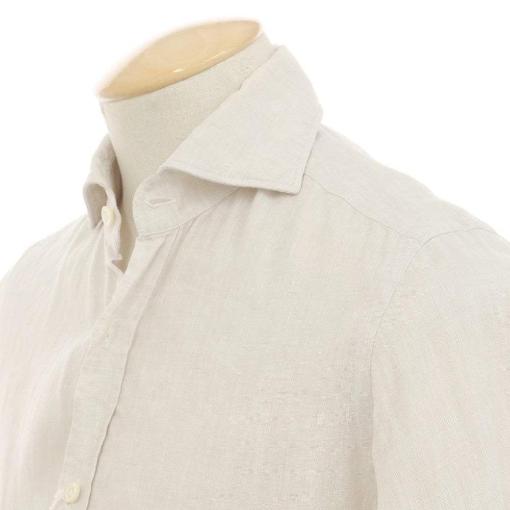 [Used] Giannetto Linen Casual Shirt Sand Beige [36] [Condition Rank C] [Men&