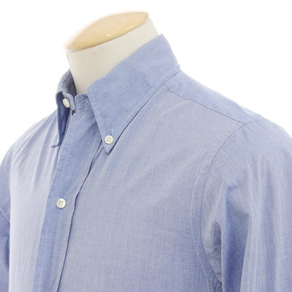 [Used] INDIVIDUALIZED SHIRTS Cotton Button-down Shirt Blue [14 1/2] [Condition Rank C] [Men&