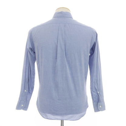 [Used] INDIVIDUALIZED SHIRTS Cotton Button-down Shirt Blue [14 1/2] [Condition Rank C] [Men&