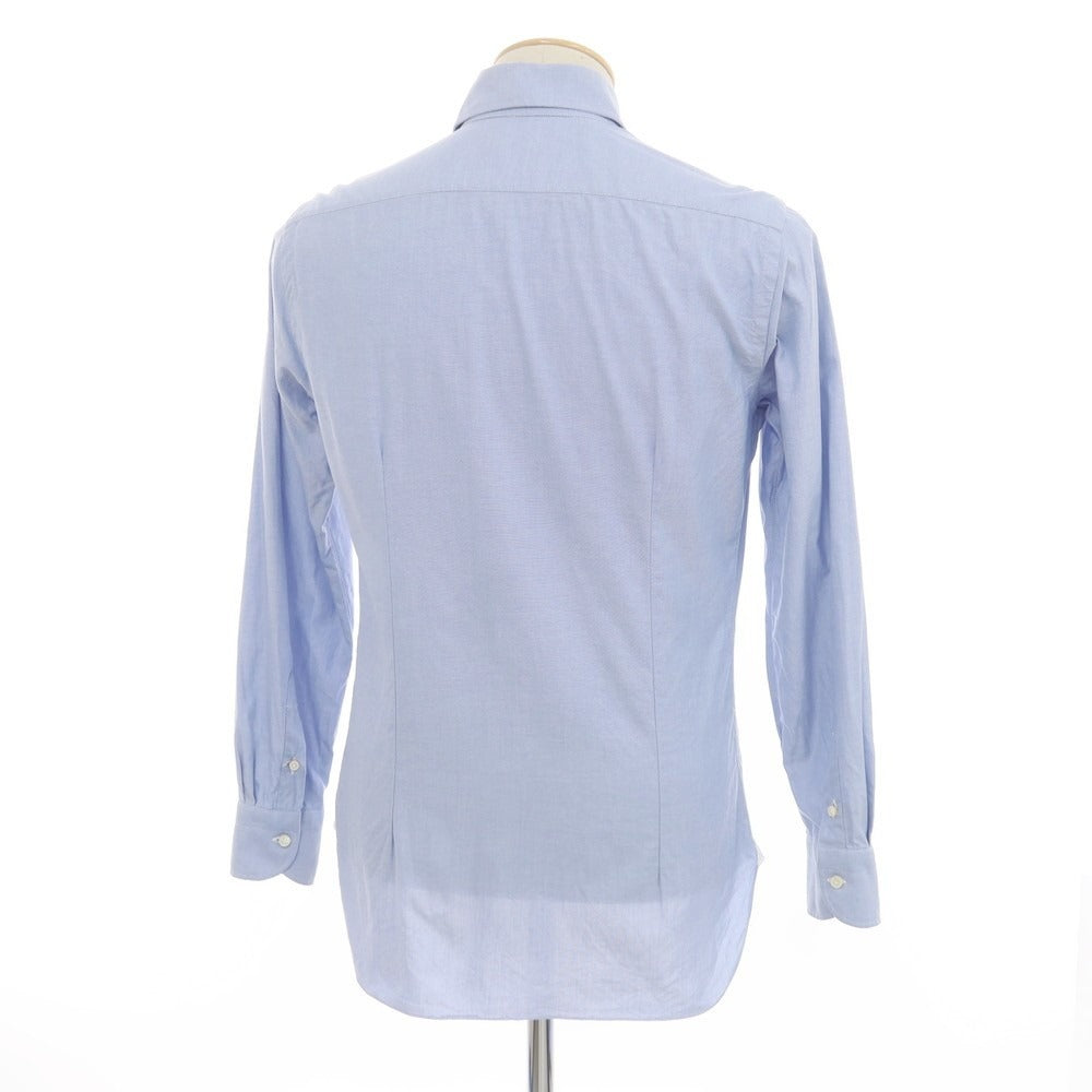 [Used] BARBA Oxford Round Collar Dress Shirt Blue [37] [Condition Rank C] [Men&