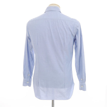 [Used] BARBA Oxford Round Collar Dress Shirt Blue [37] [Condition Rank C] [Men&