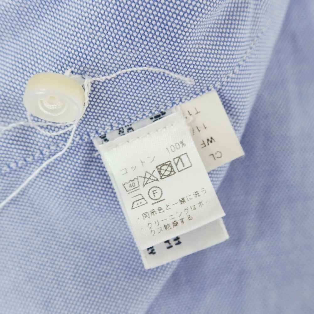 [Used] BARBA Oxford Round Collar Dress Shirt Blue [37] [Condition Rank C] [Men&