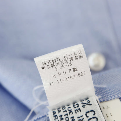 [Used] BARBA Oxford Round Collar Dress Shirt Blue [37] [Condition Rank C] [Men&