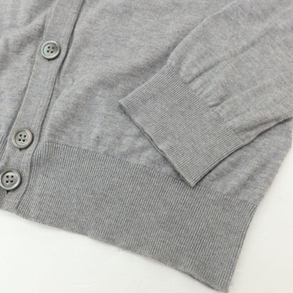 [Used] John Smedley JOHN SMEDLEY high gauge cotton knit cardigan gray [S] [Condition rank C] [Men&