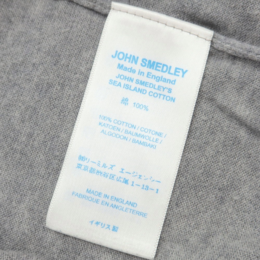 [Used] John Smedley JOHN SMEDLEY high gauge cotton knit cardigan gray [S] [Condition rank C] [Men&