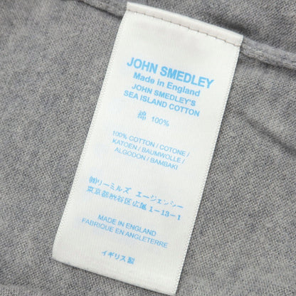 [Used] John Smedley JOHN SMEDLEY high gauge cotton knit cardigan gray [S] [Condition rank C] [Men&