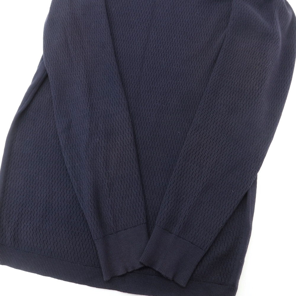 [Used] John Smedley JOHN SMEDLEY Cotton Crew Neck Pullover Knit Navy [S] [Condition Rank D] [Men&