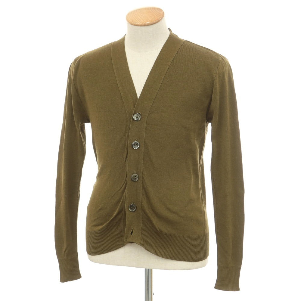 [Used] Letroyes High Gauge Cotton Knit Cardigan Khaki [S] [Condition Rank B] [Men&