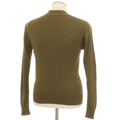 [Used] Letroyes High Gauge Cotton Knit Cardigan Khaki [S] [Condition Rank B] [Men&