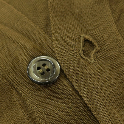 [Used] Letroyes High Gauge Cotton Knit Cardigan Khaki [S] [Condition Rank B] [Men&