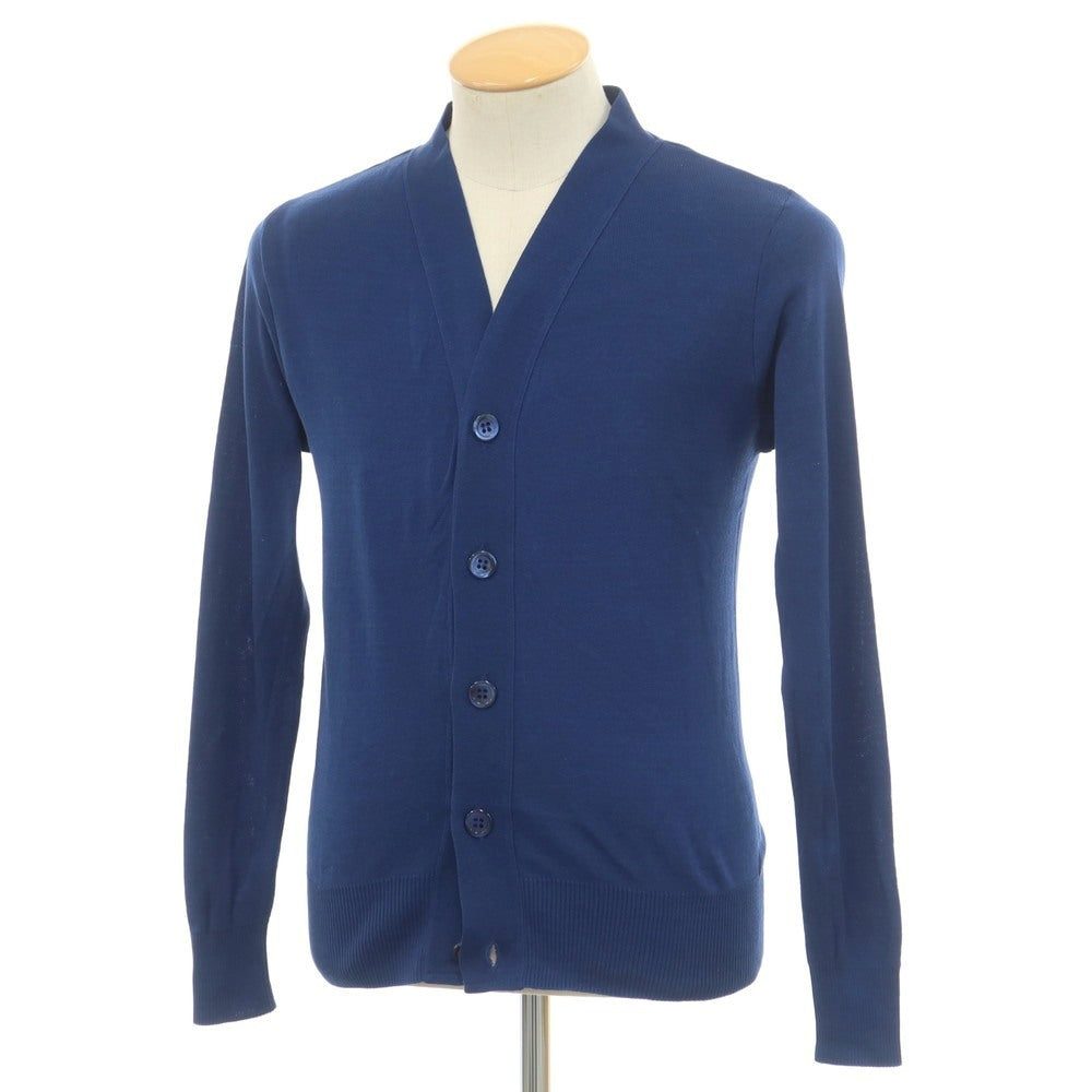 [Used] Letroyes High Gauge Cotton Knit Cardigan Blue [S] [Condition Rank B] [Men&