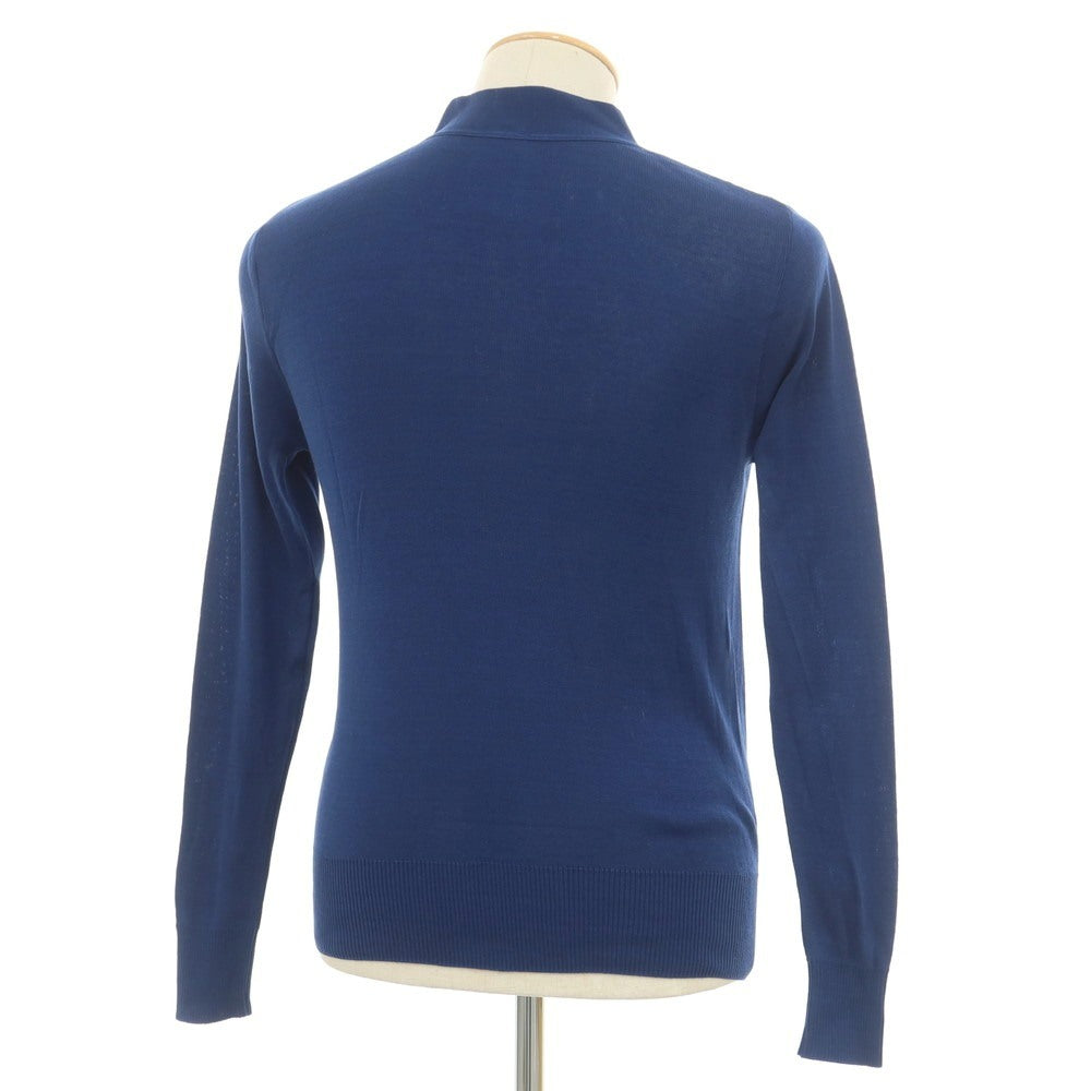 [Used] Letroyes High Gauge Cotton Knit Cardigan Blue [S] [Condition Rank B] [Men&