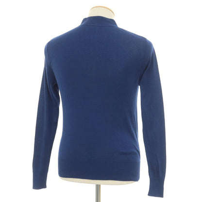 [Used] Letroyes High Gauge Cotton Knit Cardigan Blue [S] [Condition Rank B] [Men&