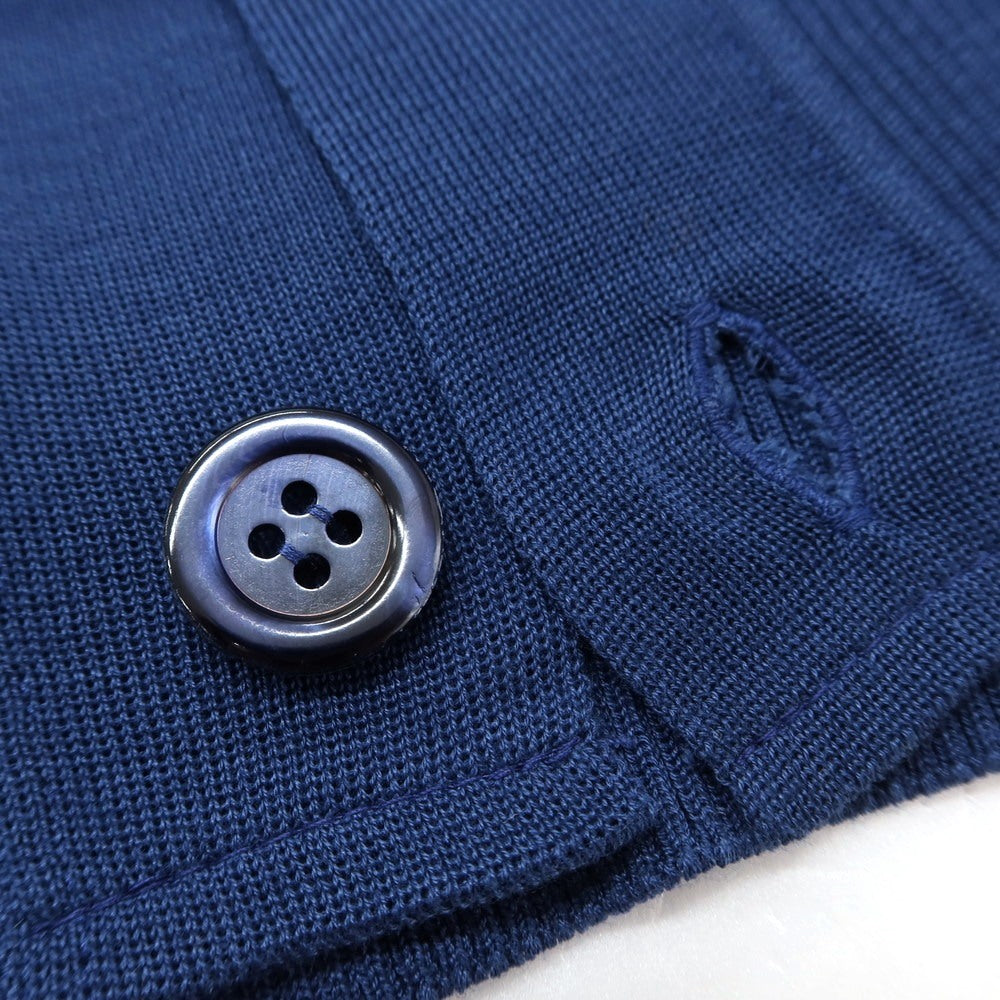 [Used] Letroyes High Gauge Cotton Knit Cardigan Blue [S] [Condition Rank B] [Men&