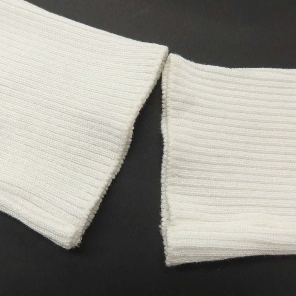 [Used] Letroyes High Gauge Cotton Knit Cardigan White [S] [Condition Rank B] [Men&