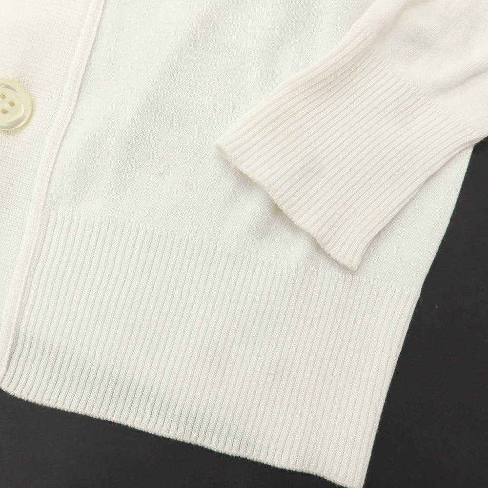 [Used] Letroyes High Gauge Cotton Knit Cardigan White [S] [Condition Rank B] [Men&