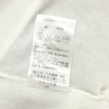 [Used] Letroyes High Gauge Cotton Knit Cardigan White [S] [Condition Rank B] [Men&